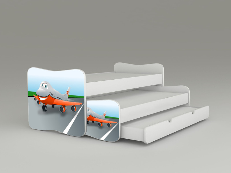 Becks postel pre tri deti Lietadlo